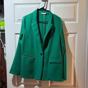 Lush Vibrant Green Women's Blazer